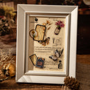 Poppy Crafts Old Dream Wandering PET Stickers - Dusk Falls on the Wilderness