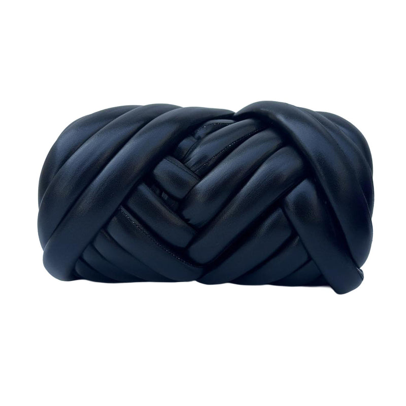 Poppy Crafts Super Chunky Hand Knitting Yarn 500g - Metallic Black