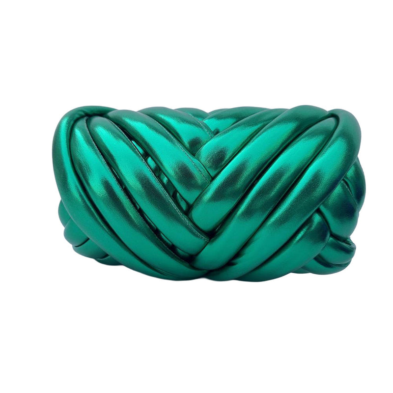Poppy Crafts Super Chunky Hand Knitting Yarn 500g - Metallic Green