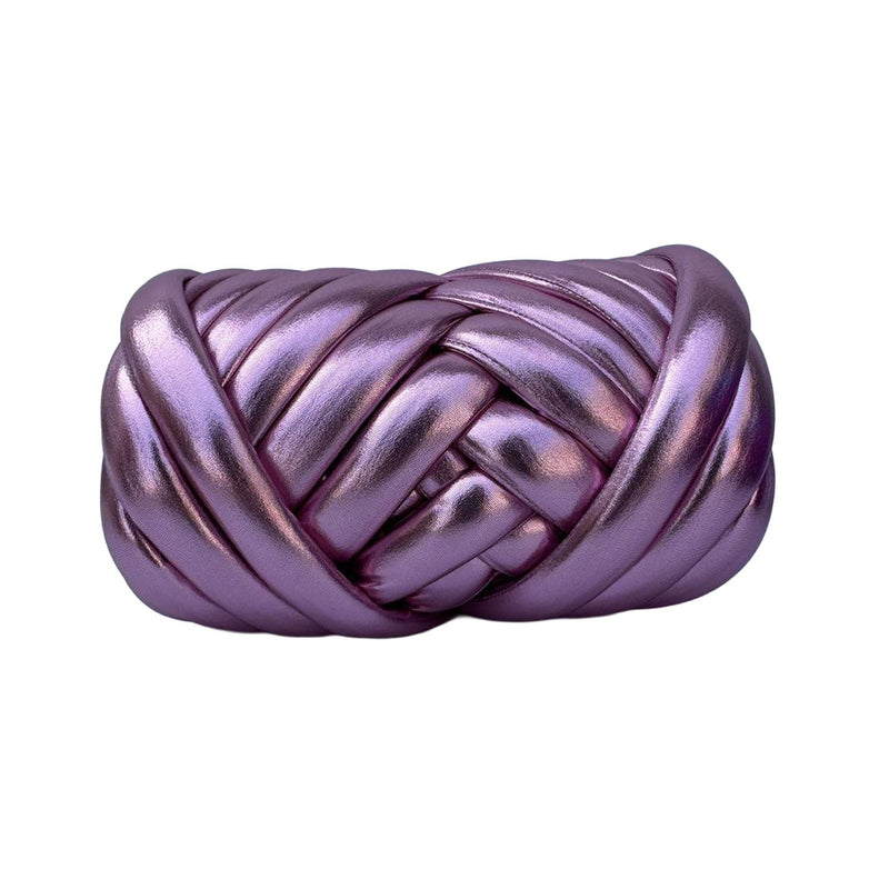 Poppy Crafts Super Chunky Hand Knitting Yarn 500g - Metallic Pink