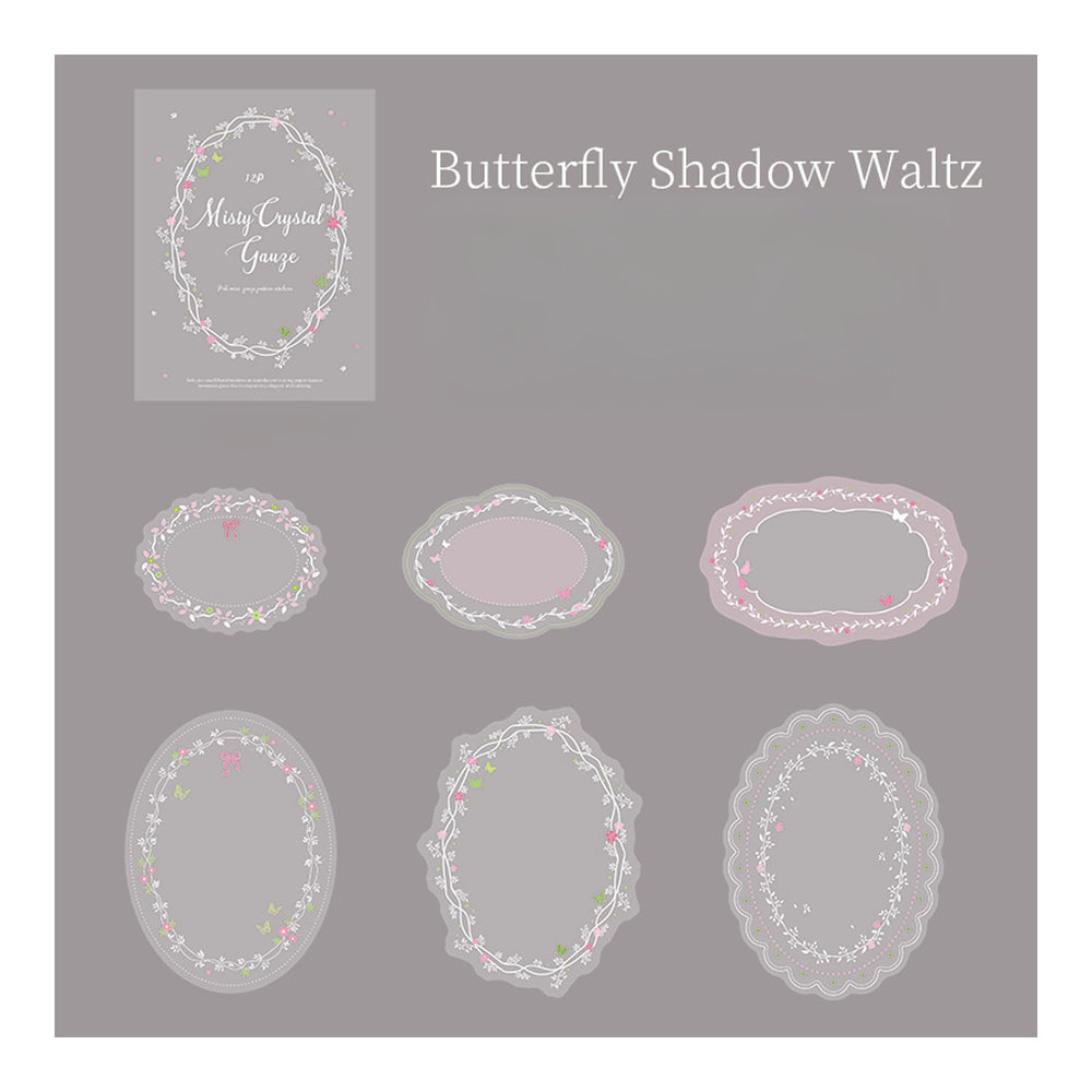 Poppy Crafts Butterfly Frames Vellum Stickers | CraftOnline