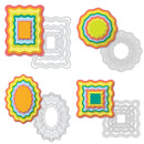 Poppy Crafts Wavy Nesting Die Bundle 4 Pack