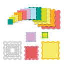 Poppy Crafts Wavy Nesting Die Bundle 4 Pack