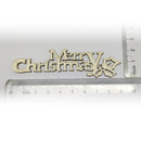 Poppy Crafts Wooden Ornaments Set - Christmas Collection - Merry Christmas