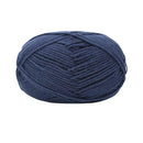 Poppy Crafts Wool Thread Mercerised Yarn 50g - Navy