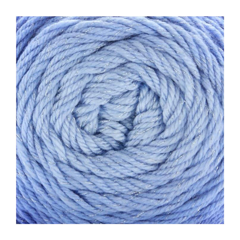 Premier Everyday Worsted Gradient Glitter Yarn - Royal Blue Tones