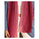 Premier Yarns Free Pattern -  Everyday Worsted Gradient Glitter  - Fade & Fringe Wrap