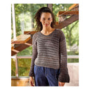 Premier Yarns Free Pattern -  Everyday Worsted Gradient Glitter  - Smokey Skies Pullover