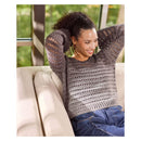 Premier Yarns Free Pattern -  Everyday Worsted Gradient Glitter  - Smokey Skies Pullover
