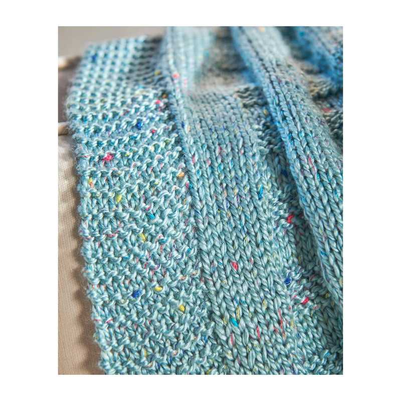 Premier Yarns Free Pattern -  Flora  - Woven Rib Blanket