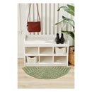 Premier Yarns Free Pattern -  Ribbon - Half Moon Rug