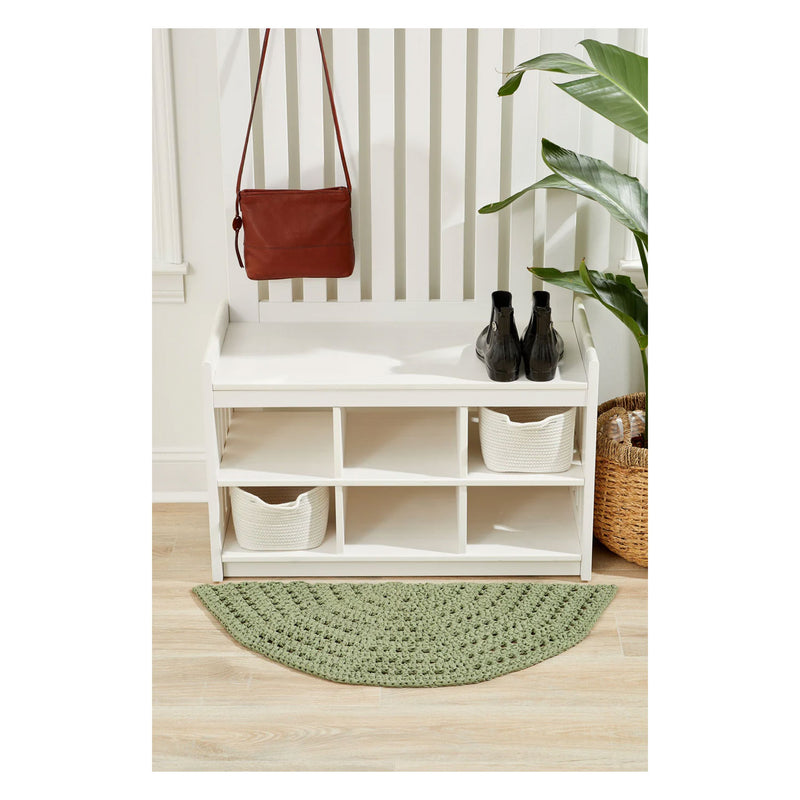 Premier Yarns Free Pattern -  Ribbon - Half Moon Rug