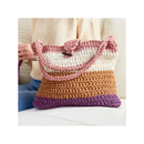 Premier Yarns Free Pattern -  Ribbon - Striped Shoulder Bag