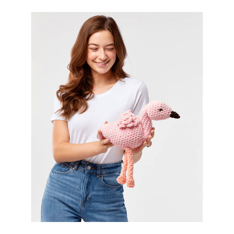 Premier Yarns Free Pattern - Parfait Chunky - Amigurumi Flamingo