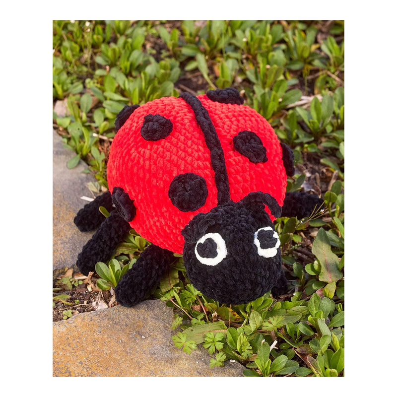 Premier Yarns Free Pattern - Parfait Chunky - Loretta Ladybug