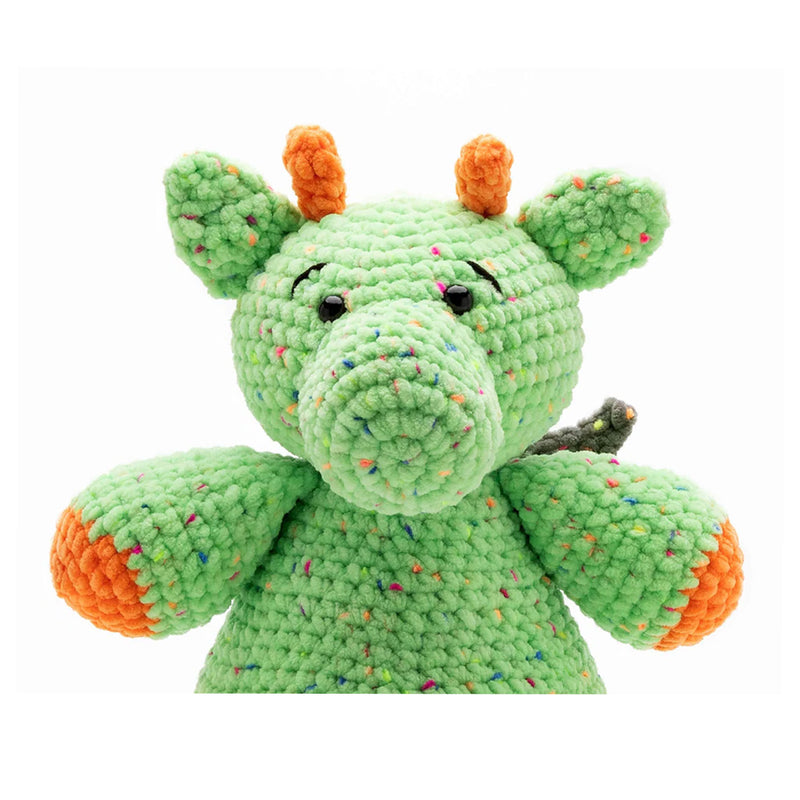 Premier Yarns Free Pattern - Parfait Chunky Pom Pom - Snap the Dragon