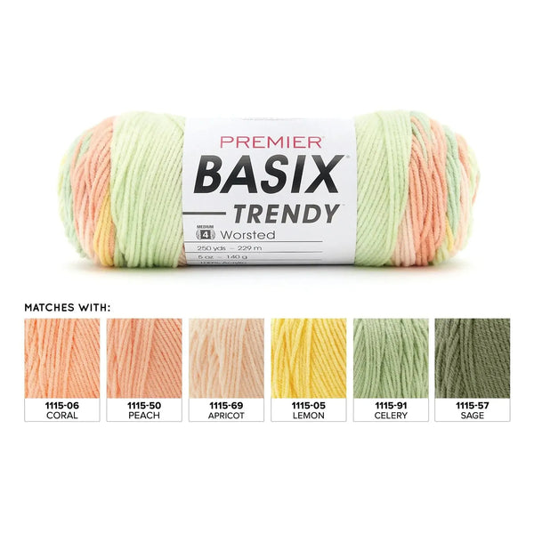 Premier Basix Trendy Yarn - Citrus Spritz