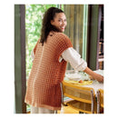 Premier Yarns Free Pattern -  Everyday Worsted Gradient Glitter  - Copper Kettle Vest