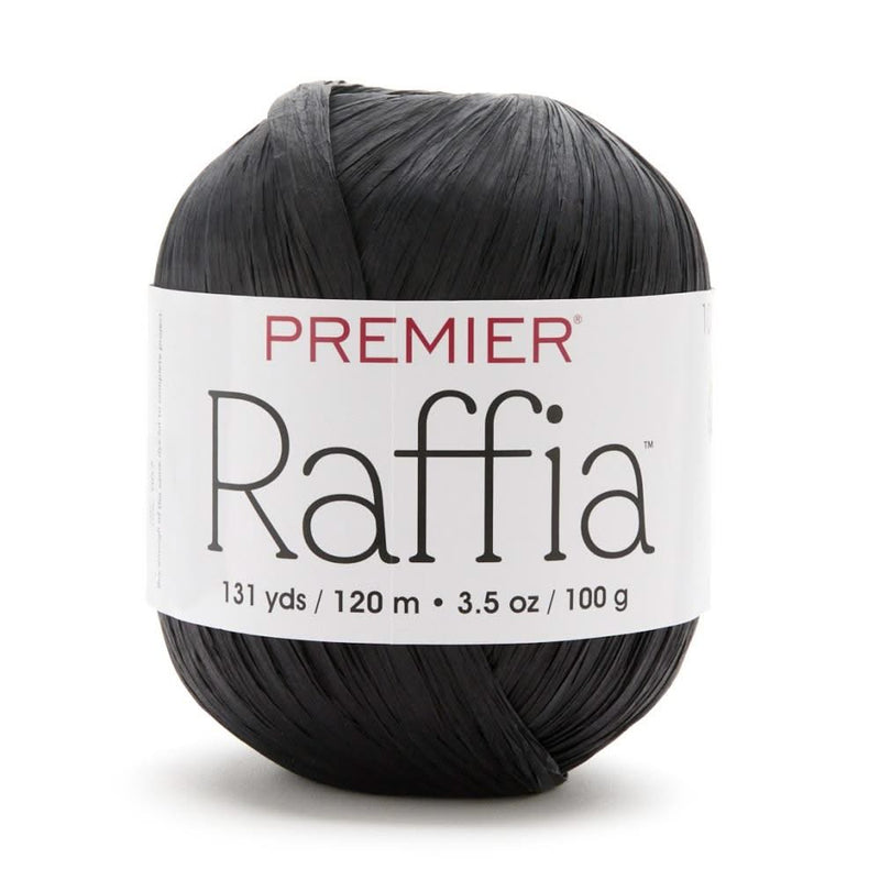 Premier Raffia Yarn ‚Äì Dark Charcoal