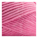 Close-up of pink yarn on a white background