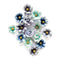 Prima Marketing Flowers 15/Pkg Starfish Kisses, A Mermaid's Tale