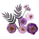 Prima Paper Flowers 8/Pkg Enchanted Voilet, Bewitched
