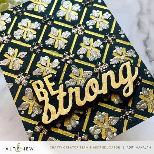 Altenew Shimmer Relief Paste - Brushed Pyrite