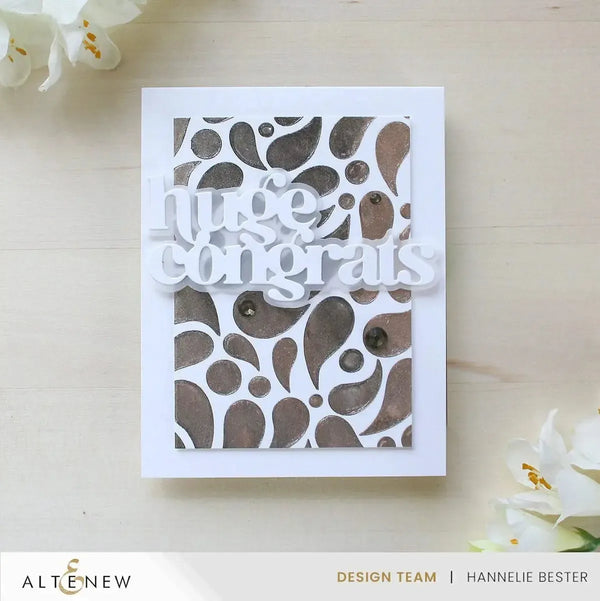 Altenew Shimmer Relief Paste - Brushed Pyrite