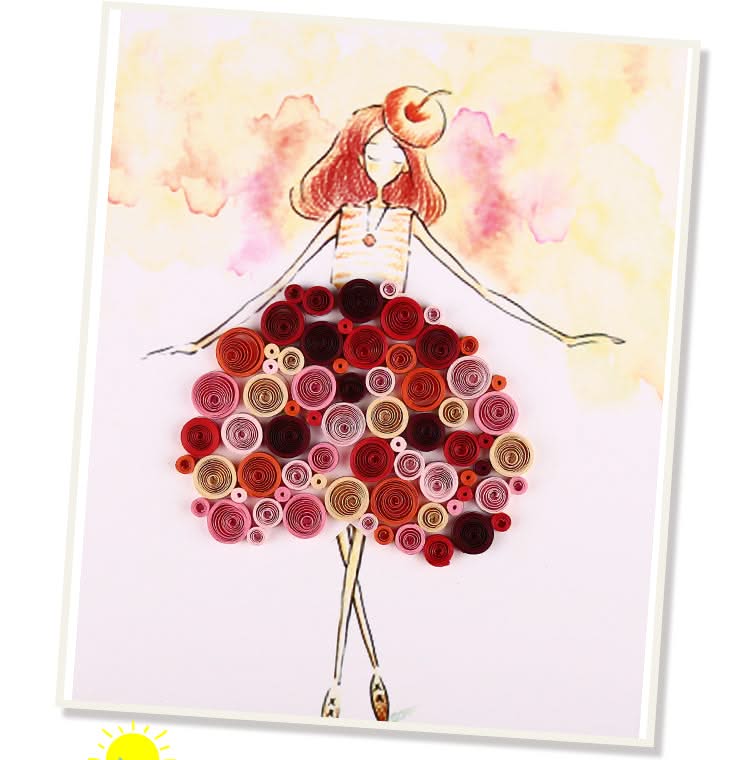 Poppy Crafts Quilling Paper 3mm, 120pack - Rain