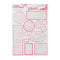 Hambly Screen Prints - Rub-Ons - Journaling Bits - Pink