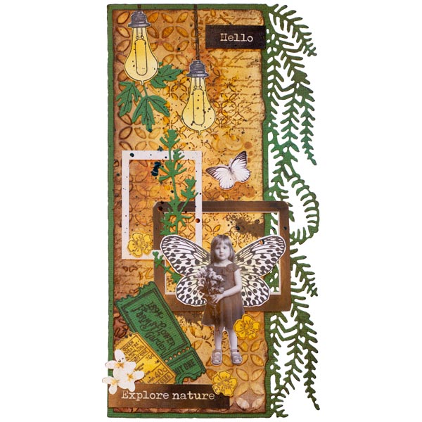 Studio Light Grunge Clear Stamp Nr. 605, The Butterflies
