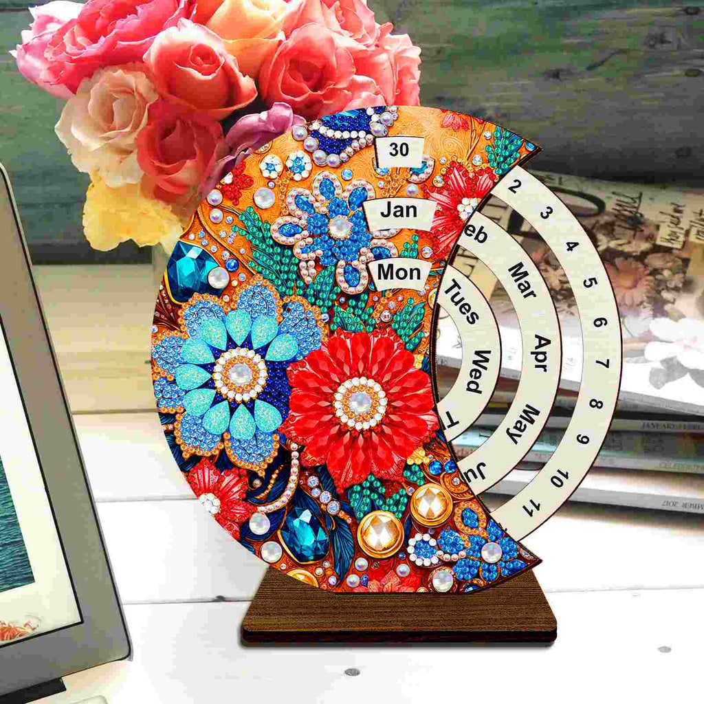 Poppy Crafts Diamond Art Calendar Kit #6 - Beautiful Blooms – CraftOnline