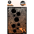 Studio Light Grunge 5.9"X8.25" Stencil Nr. 258, Cardboard & Circles
