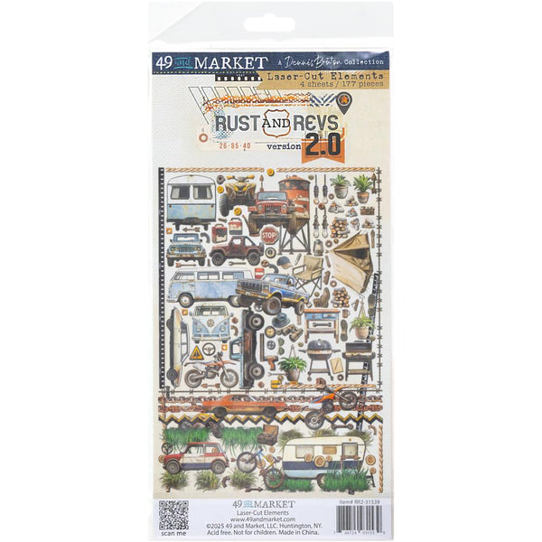 49 And Market Laser Cut Outs Elements, Rust & Revs 2.0^