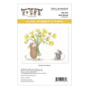 Spellbinders House Mouse Rare Bloom Cling Rubber Stamp Set - Rare Bloom