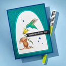 Spellbinders House Mouse Rare Bloom Cling Rubber Stamp Set - Sweet Nectar