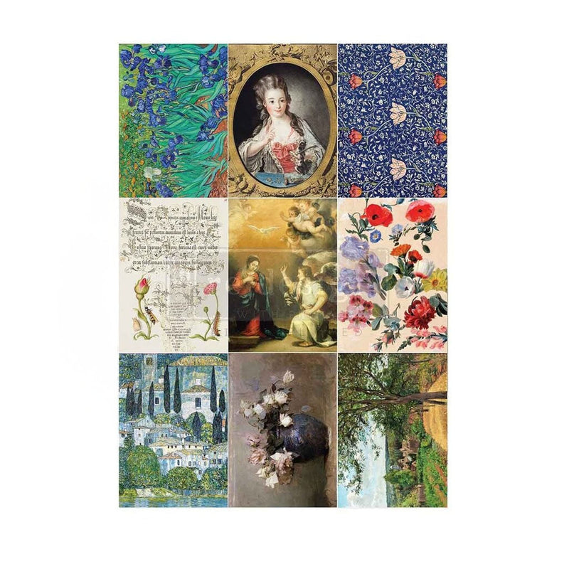 Re-Design A4 Decoupage Fiber - The Painted Legacy