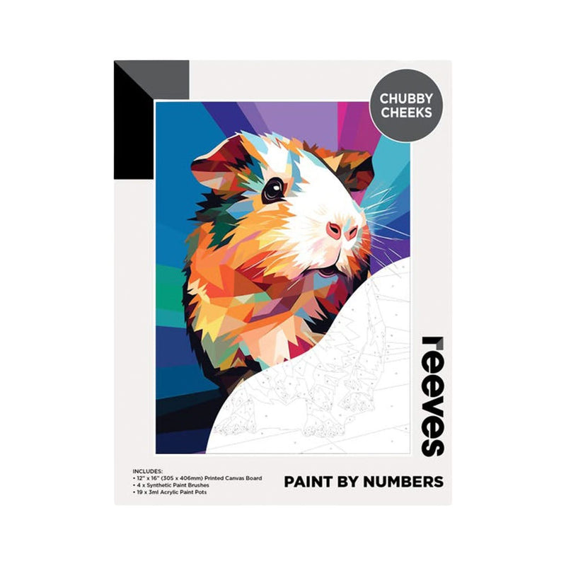 Reeves Paint By Numbers Kit - Chubby Cheeks