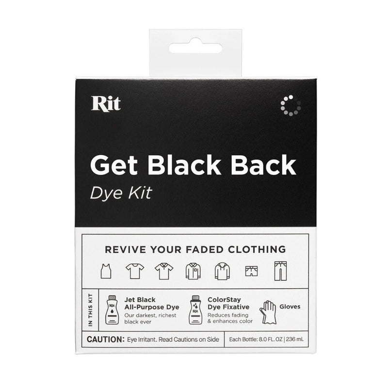 Rit Fabric Dye Kit - Get Black Back