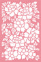 Crafter's Companion Sara Signature Floral Elegance Stencil 4"X6" Perfect Peonies