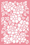 Crafter's Companion Sara Signature Floral Elegance Stencil 4"X6" Perfect Peonies*