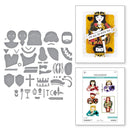 Spellbinders Etched Dies Jack of All Trades By Jaycee Gaspar Reversible Royal Court