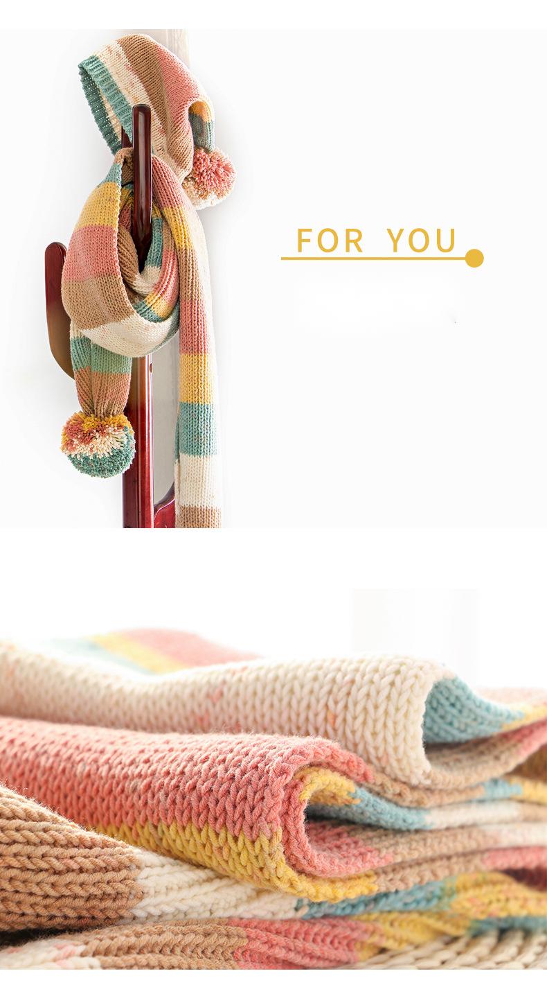 Poppy Crafts Rainbow Cotton Yarn 100g - Mix 34
