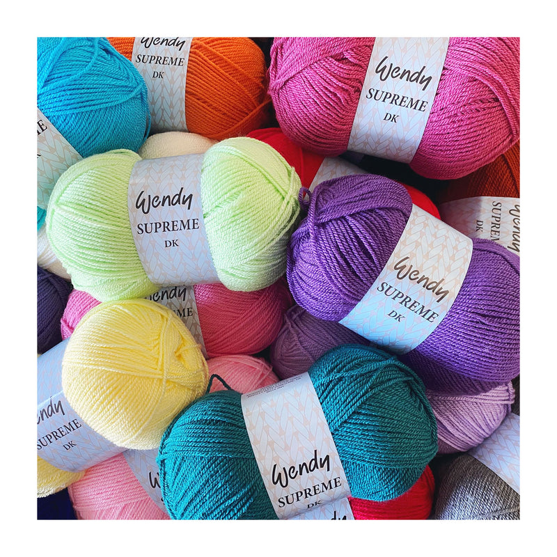 Wendy Wools Supreme DK Acrylic Yarn 100g - Duck Egg
