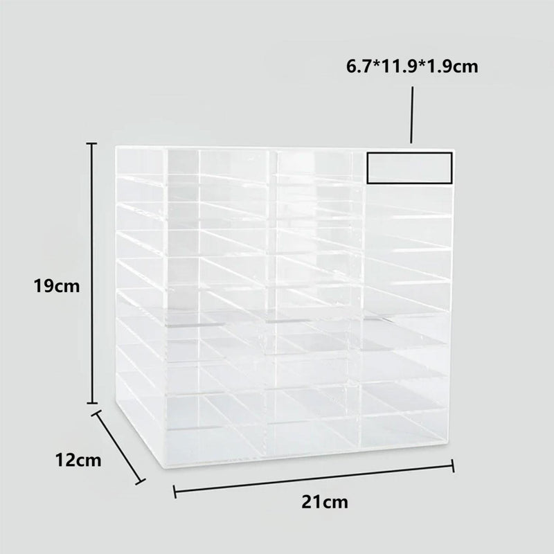 Universal Crafts Clear Acrylic 108 Piece Marker Storage