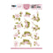 Find It Trading Precious Marieke Punchout Sheet Pink, Blossom Blush*