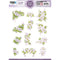 Find It Trading Precious Marieke 3D Punchout Sheet Amethyst, Purple Blossom