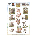 Find It Trading Yvonne Creations 3D Punchout Sheet Pig, Farm Friends