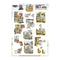 Find It Trading Yvonne Creations 3D Punchout Sheet Mother And Child, Farm Friends