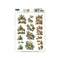 Find It Trading Berries Beauties 3D Punchout Sheet Greenhouse Shelves, Plant Paradise